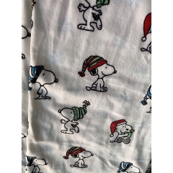 Peanuts Christmas SNOOPY Winter FLEECE Lounge Pajama PJ Pants Women’s Sz M NEW - Picture 5 of 10